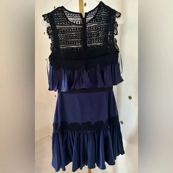 princess polly baby blue dress AMUR | Dresses | Amur Navy And Black Dress